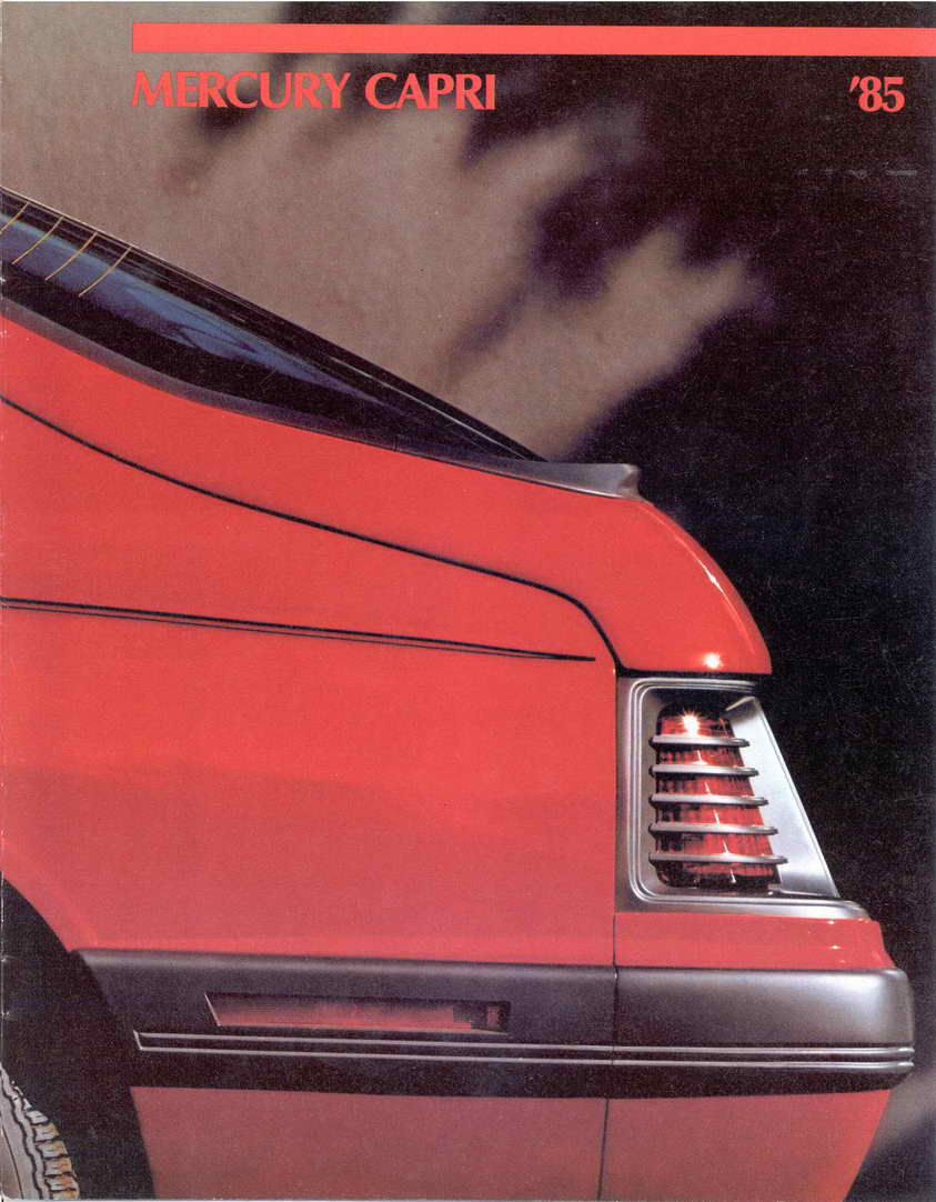 1985 Mercury Capri Canadian Brochure